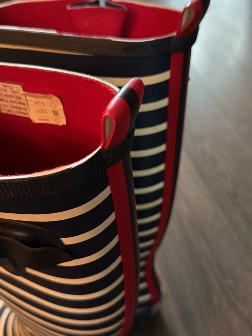 Joules Welly Print Tall Rain Boots size 7 - Picture 7 of 9